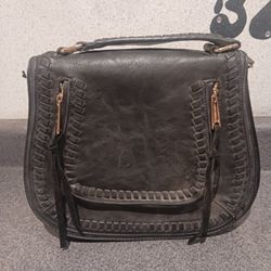 Genuine Leather Bag/Purse Black New