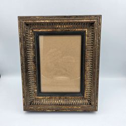 Bronze K3Z14-57 Antique Style Picture Frame   10.75" x 8.75" Fits Picture 5 X 7
