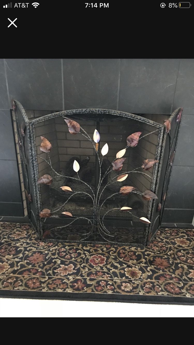 Fireplace screen