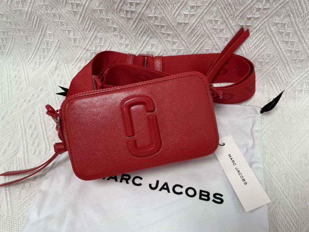 Marc Jacobs Snapshot Crossbody Bag Sandcastle Geranium