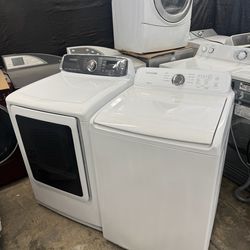 Used Samsung Washer and Gas Dryer With Warranty