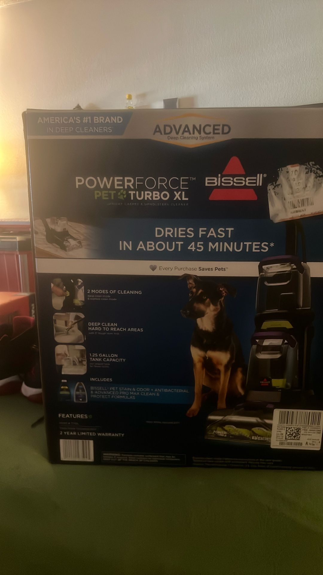 Bissell Power Force Pet$ Turbo XL Upright Carpet And Upholstery Cleaner
