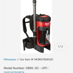 Milwaukee Vacume Cordless