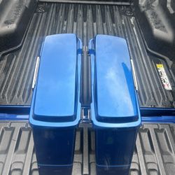 Harley-Davidson OEM Hard Saddlebags – Blue(pair)