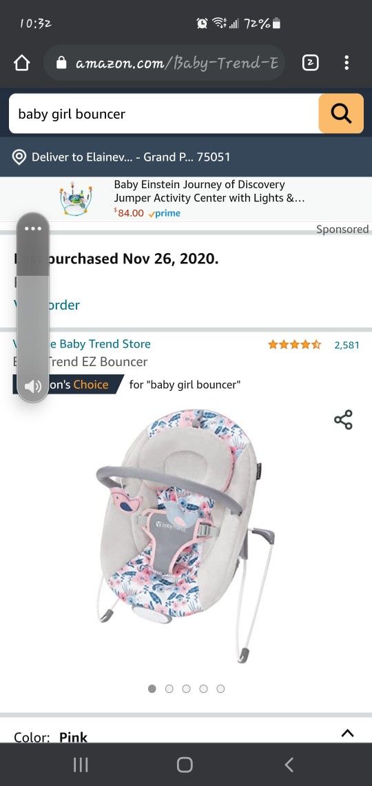 Baby Bouncer $20
