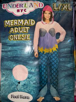 Mermaid adult onesie Sz L/XL nib