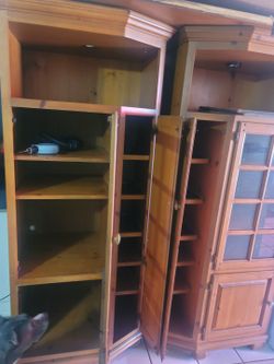 Solid Wood Entertainment Center