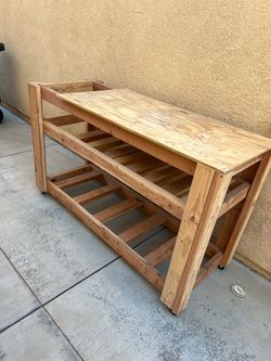 Workbench on wheels