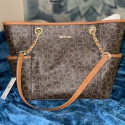 Calvin Klein S-Kitote Brown And Gold 