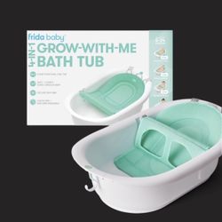 BRAND NEW - Frida Baby 4-in-1 Grow-with-Me Baby Bathtub