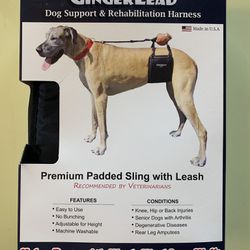 GingerLead Dog Support & Rehabilitation Harness Tall Female