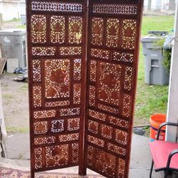 Antique Hand carved Room Divider  