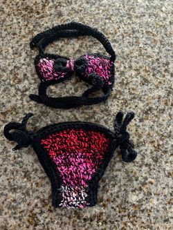 Baby crochet bikini (handmade )