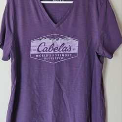 XL WOMANS CABELAS - WORLDS FOREMOST OUTFITTER  1961 TEE