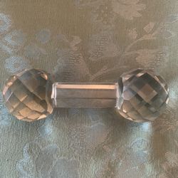 Crystal-Faceted Knife Holder or Paper Weight
