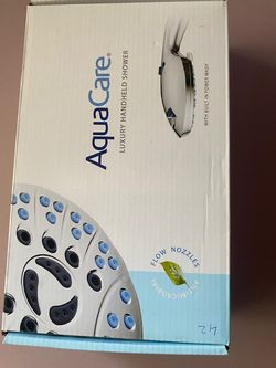 aquacare luxury shower head new