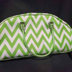 Lime green Duffle Bag with wheels