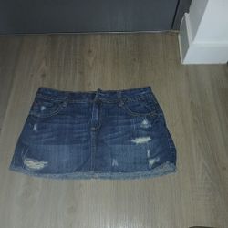 Denim Mini  Skirt
