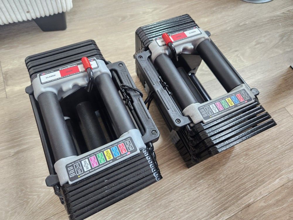 PowerBlock Elite USA 50lbs Adjustable Dumbbells