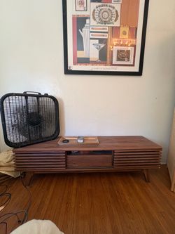Modern Walnut TV Stand / Media Console - 75$ OBO