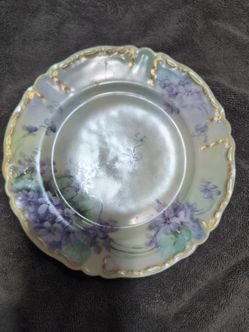 Vintage hand painted plate
