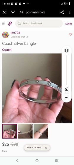 Coach bracelet