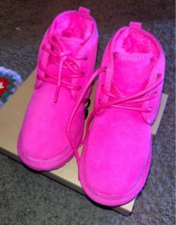 UGG Pink Kids Size One