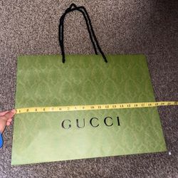 Gucci empty bag