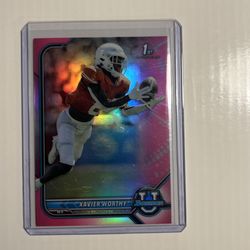 Football  card Xavier Worthy