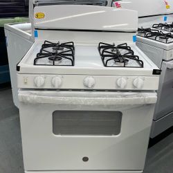 GE Gas Stove 4 Burners New White 