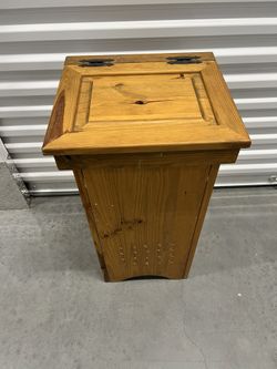 Wooden Bin