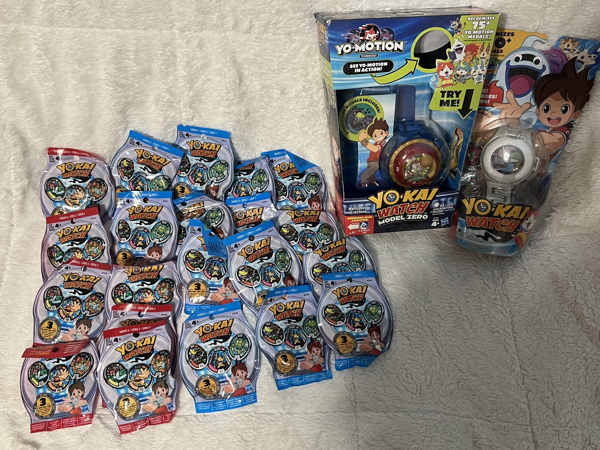 BUNDLE of Yo-Kai watches and medals ALL INCLUDED! Kids play pretend anime games