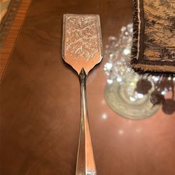 Vintage  SILVER PLATE Cake Lasagna RECTANGLE HEAD Serving Spatula