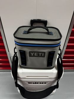 Camping Bundle – YETI Cooler + Cot + Sleeping Bag + Chairs + Igloo cooler