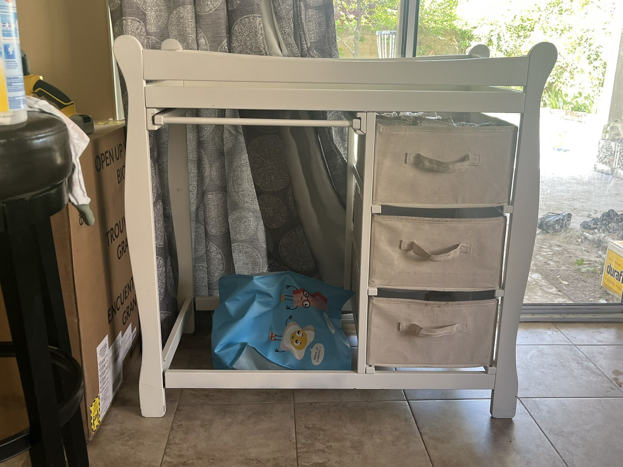 Changing Table With Drawers