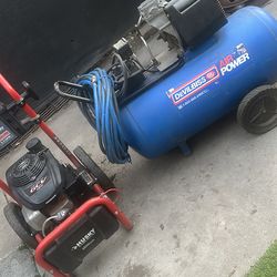 Air compressor and power washer