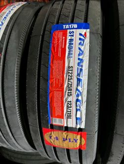 ST 225/75/15 New Set of Trailer Tires 14 ply all steel