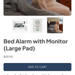 Bed Alarm with Monitor (Large Pad) - New in Sealed Box