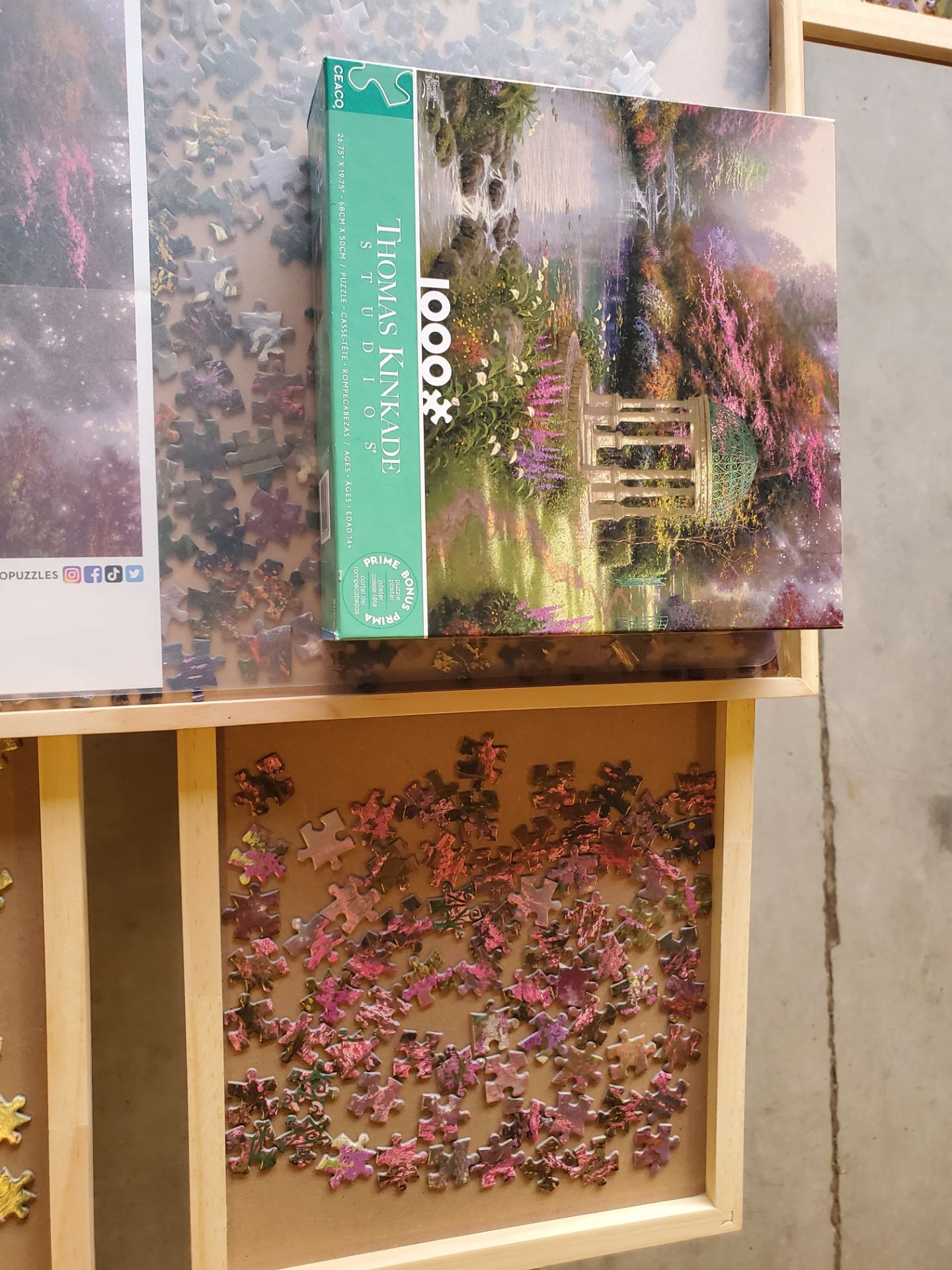 1000 piece Rotating Puzzle Board