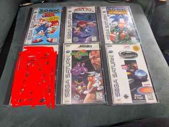 Variety of Sega Saturn Games For Sale