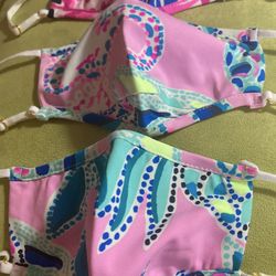 New LILLY PULITZER KIDS FACE MASKS (3) for aged 3 and up. Beautiful prints