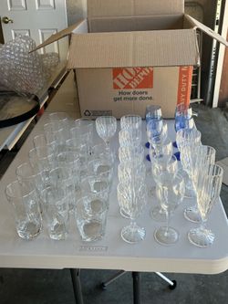 34-Piece Mixed Glassware Set – Must Take All