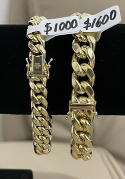 Manillas Italianas De Oro 10 Kt 