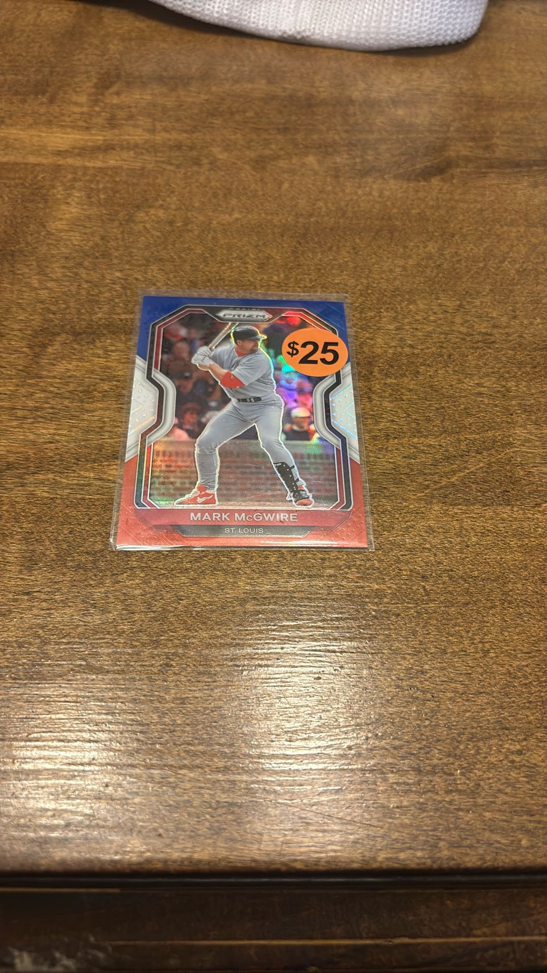 St. Louis Cardinals Mark McGwire 2021 Panini Prizm Baseball Red White & Blue Prizm
