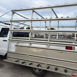 UnRuh Fab Aluminum Glass Racks