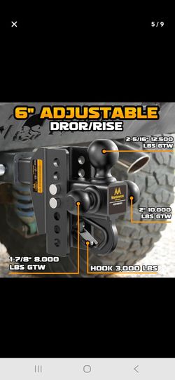 Drop down hitch