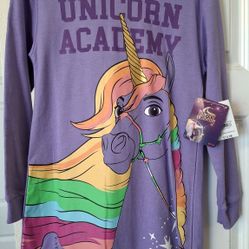 UNICORN ACADEMY HOODED DRESS.