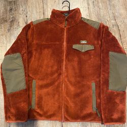 Men’s LL Bean Hi-pile Fleece Jacket Size Large