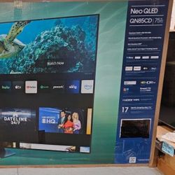 75 Tv $55 Down Takes The TVs On Finacing Free Delivery 6 Month Warranty.  75 Samsung Qn85 Smart 4k Hdtv 