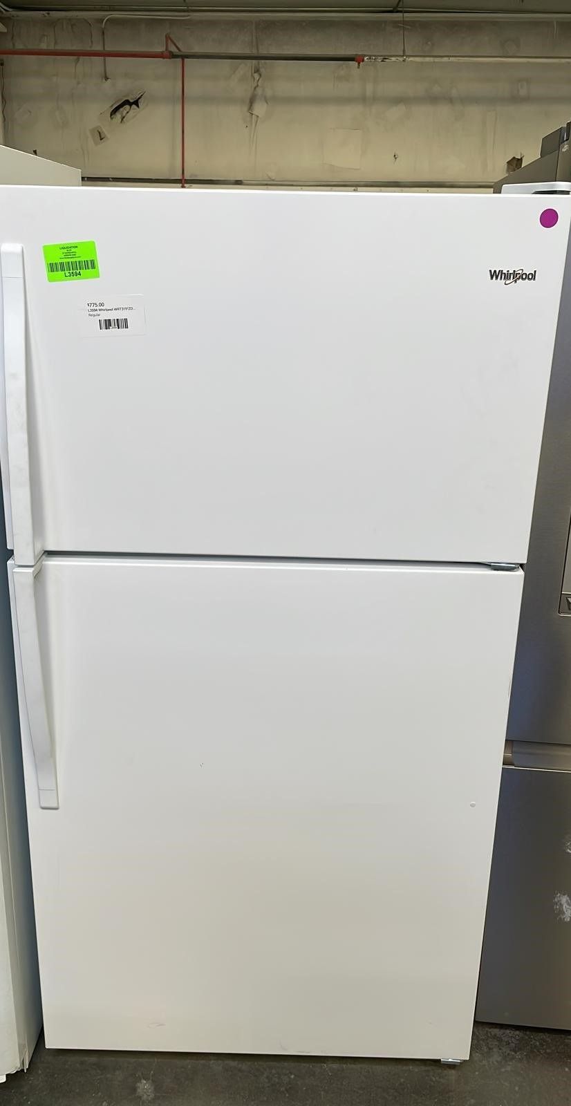Whirlpool WRT311FZDW 20 cu. ft. Top Freezer Refrigerator for Sale in